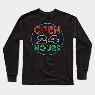 Up All Night Long Sleeve T-Shirt